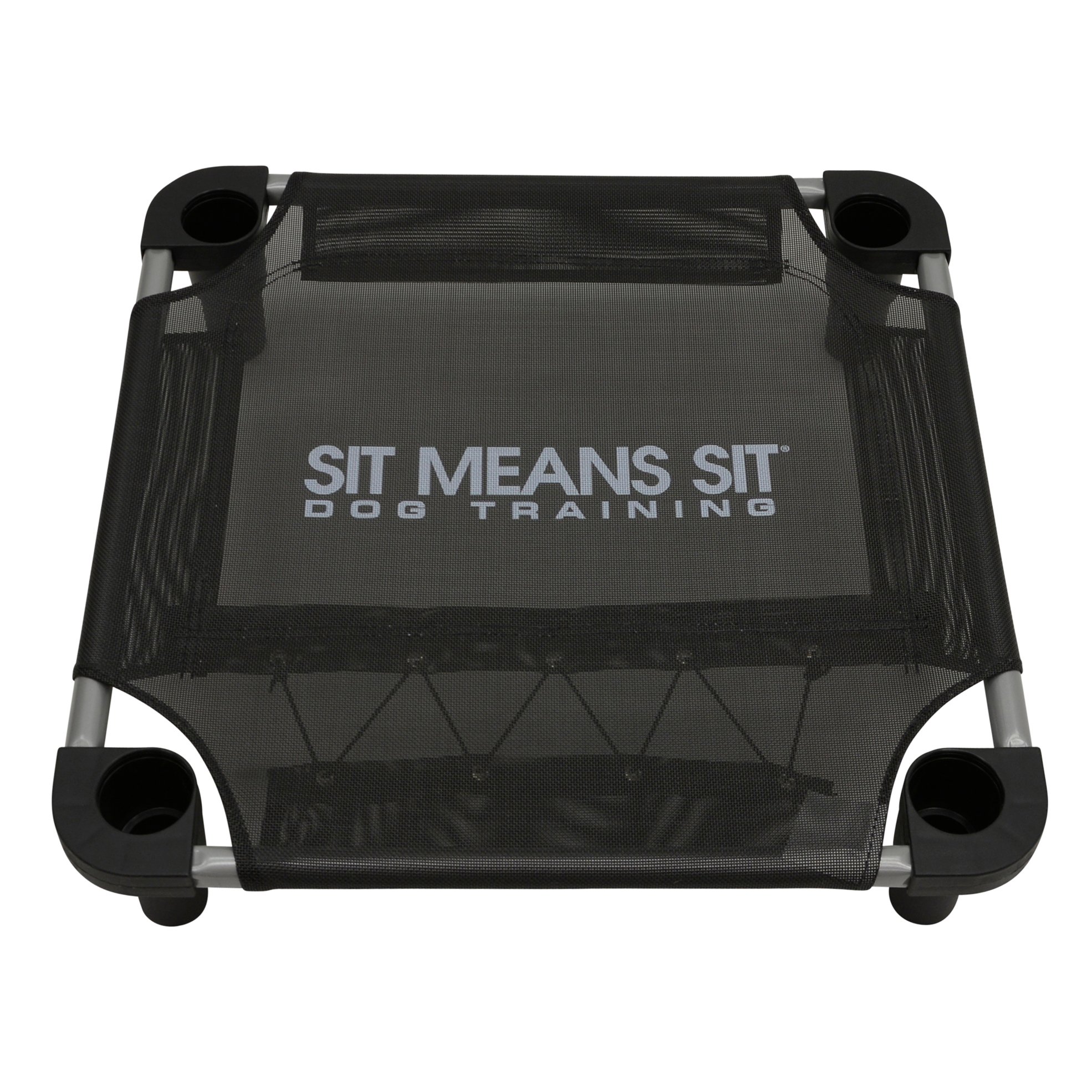 Sit Means Sit Logo Training Cot 22''x22'' Square